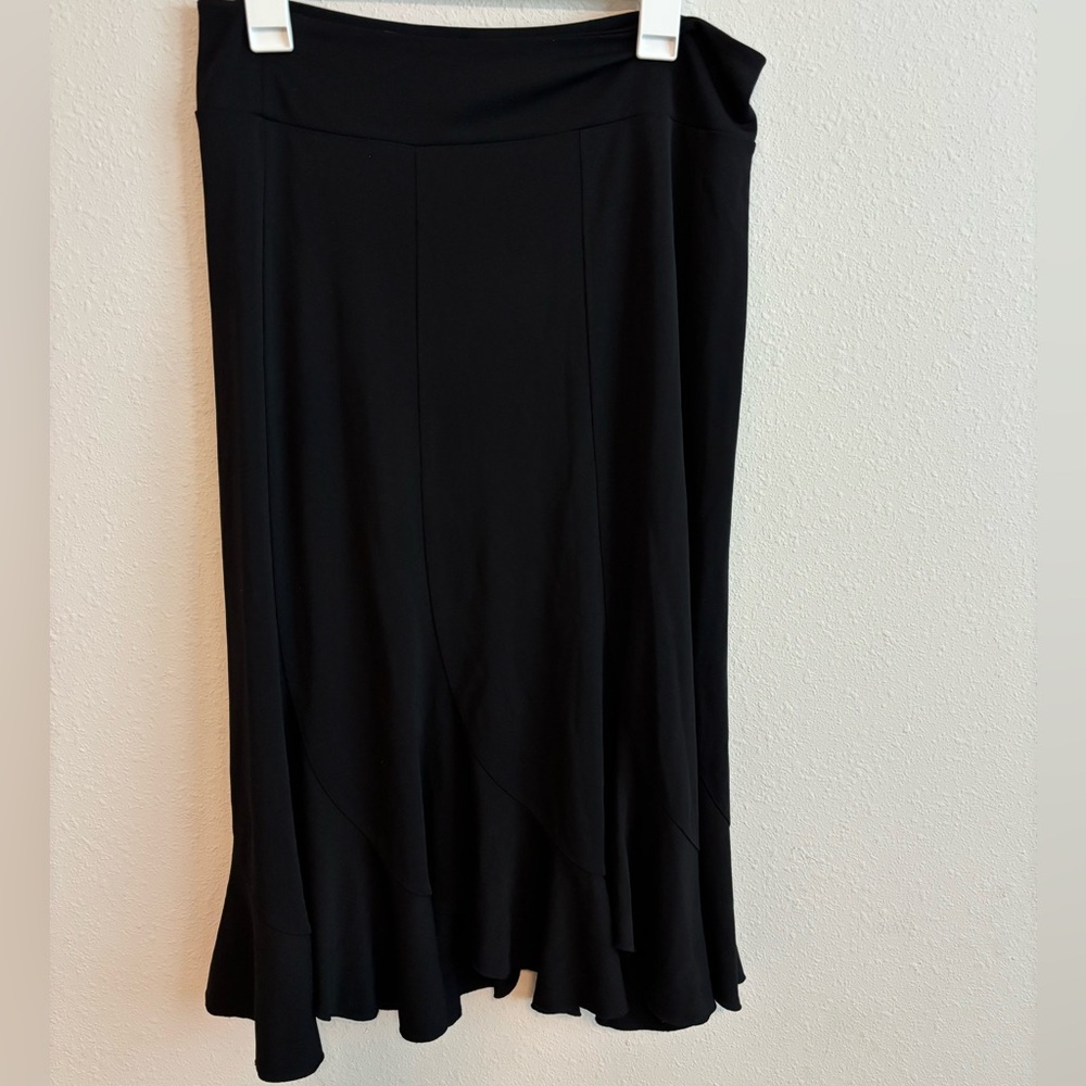 Liz Claiborne Black A-Line Skirt